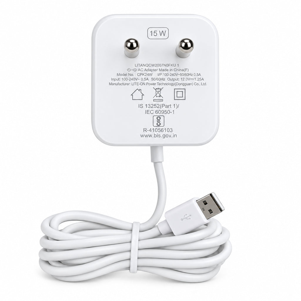 15W 12V Adapter Power Supply Charger for Amazon Echo Devices